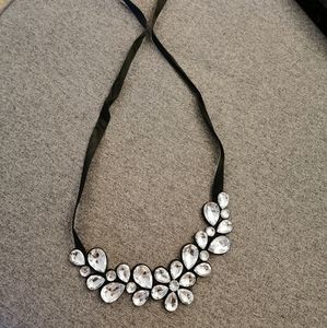 Silver Rhinestone Necklace